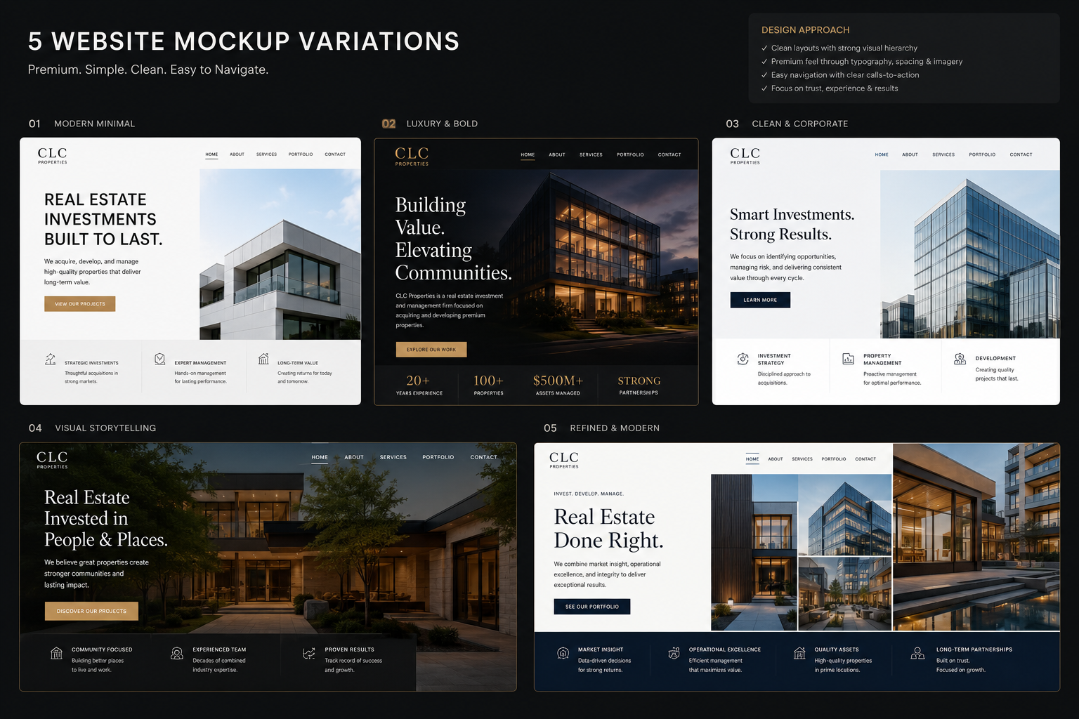 Mockup 3 — Search-Centric Homepage